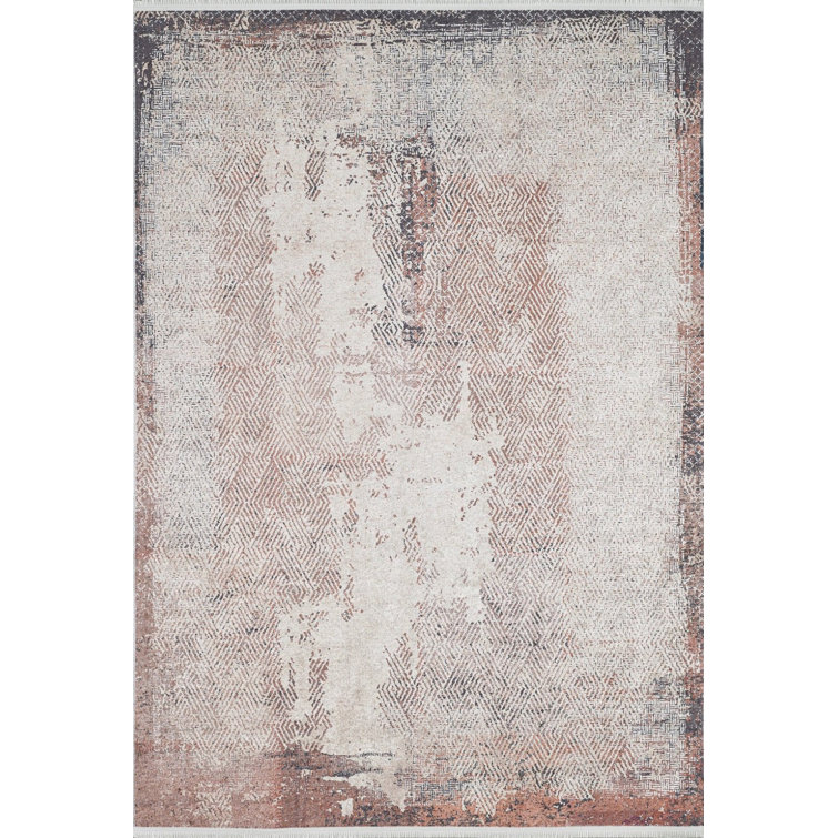 Williston Bespoky Atta Orange Modern Cotton Digital Print Area